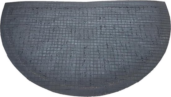 Deurmat Kokos / Rubber 40x70 cm - Halfrond - IVOL