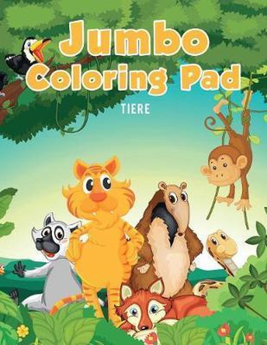 Jumbo Coloring Pad, Coloring Pages For Kids 9781635893441 Boeken