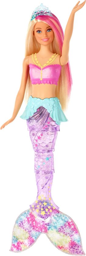 Barbie Dreamtopia Twinkelende Lichtjes Zeemeermin - Barbiepop - Barbie