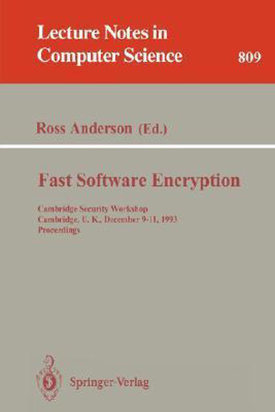 Fast Software Encryption - cover