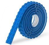 Sinji Play Stick & Brick - Flexibel Speelgoedtape - Lego Tape – Geschikt voor Lego City, Lego Creator, Lego Friends – Blauw