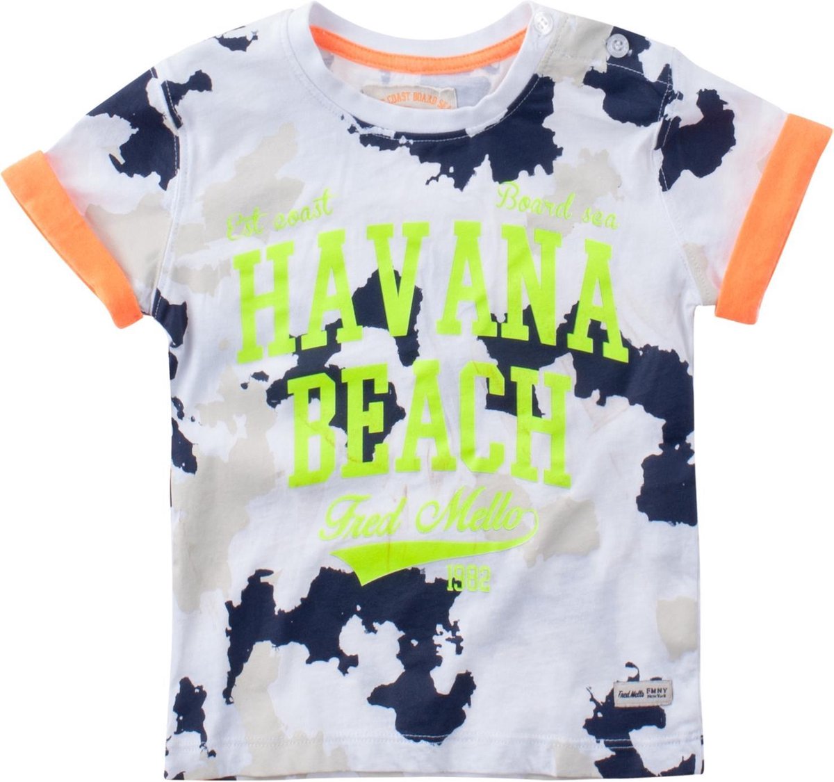 Tien ga werken Burgerschap Fred Mello T-shirt All-over Print Boys | bol.com