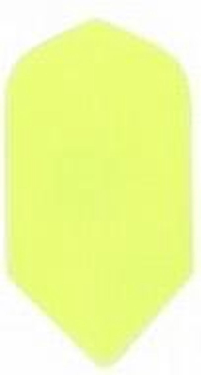 Poly Flights Slim Fluro Yellow Set Ã 3 stuks