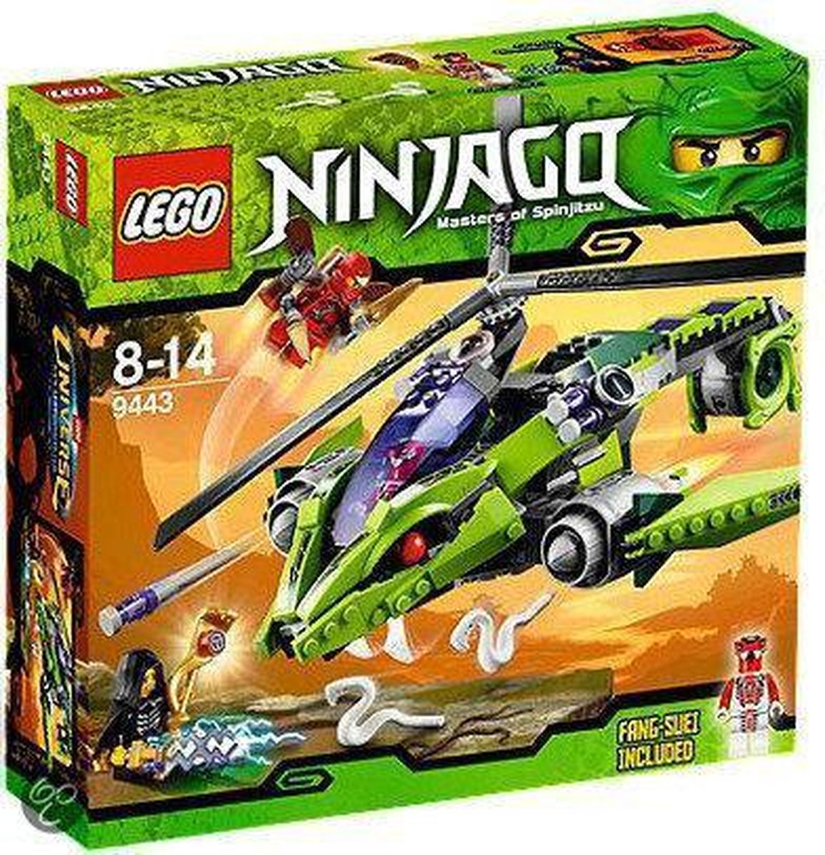 Minder dan meerderheid dozijn LEGO Ninjago Ratelkopter - 9443 | bol.com