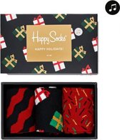 Happy Socks Christmas Giftbox Sokken - Rood/Multi - Maat 36-40
