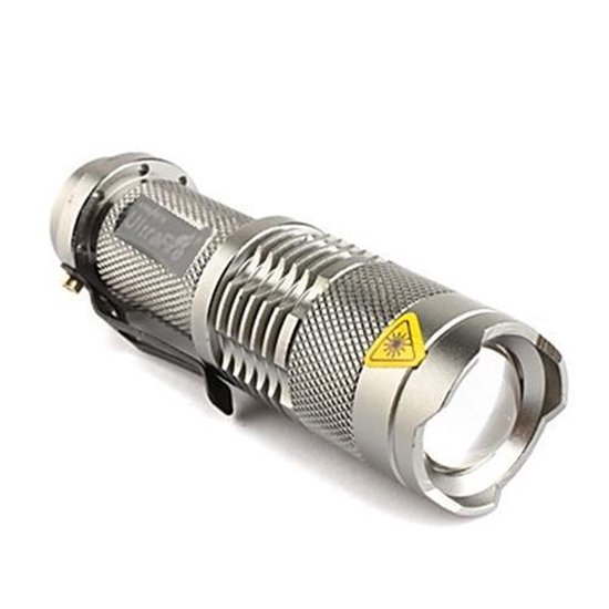 Auto tempo shit Cree mini zaklamp Q5 LED - zilver | bol.com
