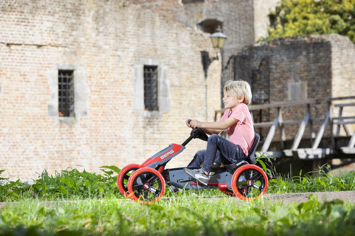 BERG Reppy Rebel Skelter - Verstelbare Stoel - Met soundbox - 2,5+ Jaar - Grijs/Rood — afbeelding 6