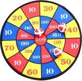 Johntoy Klitteband Dartspel Met 3 Ballen 36 Cm Multi
