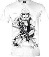 Star Wars - Trooper Sketch T-shirt - Wit - XL