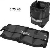 Trenas - Manchetten - Enkel - Polsgewichten set 1.5 kg - 2x 0.75 kg - Zwart