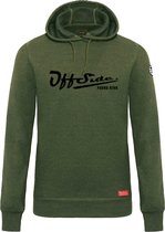 Panna King .. Hoodie Slim Fit Moss Green - Maat XL - Off Side - incl. Gratis rugzak