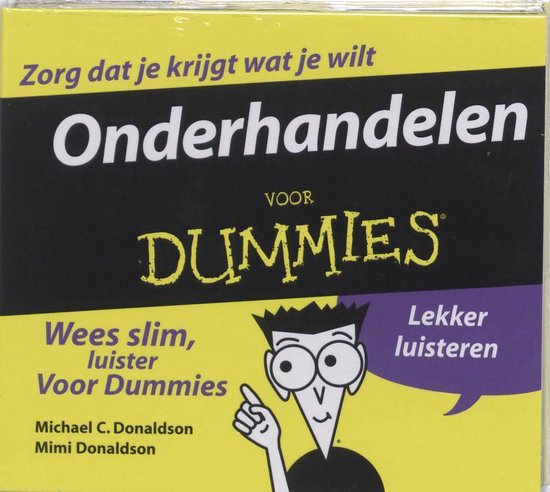 Cover van het boek 'Onderhandelen voor Dummies'
