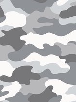 Papier Peint Camouflage Gris
