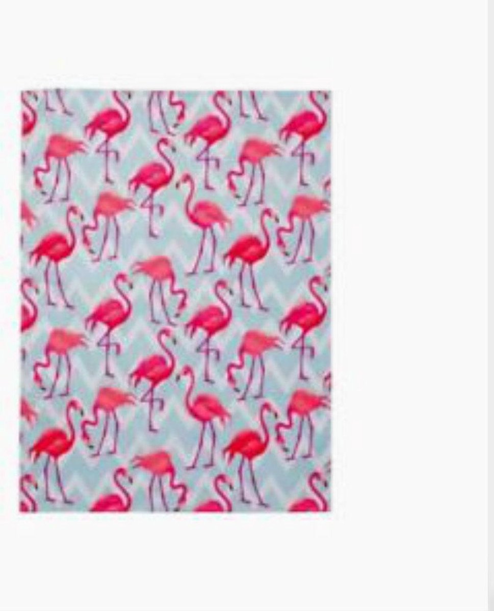 Lesser & Pavey Theedoek flamingo - katoen - 50 x 70 cm