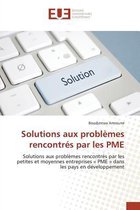 Solutions aux problèmes rencontrés par les PME