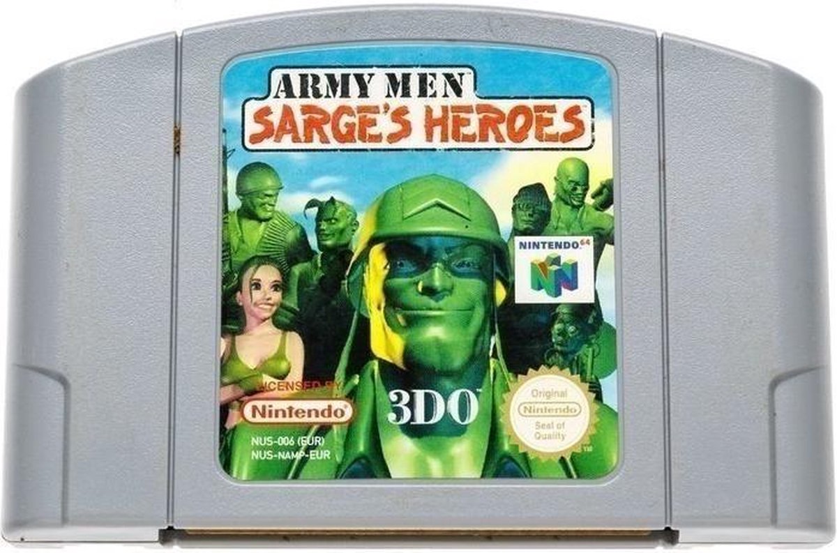 Army Men: Sarge's Heroes - Nintendo 64 [N64] Game PAL - Nintendo