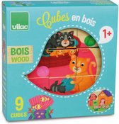 Houten 9 blokken puzzel *Vilac*