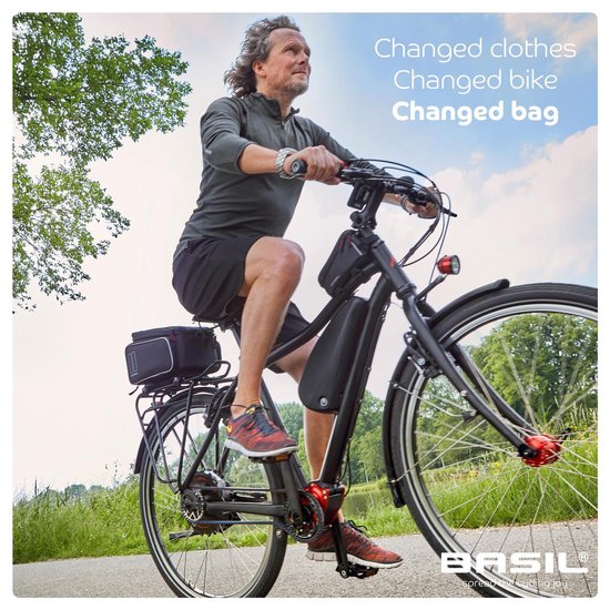 Basil Sport Design Frametas - Zwart - 1 Liter van Basil — afbeelding 3