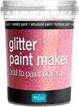 Polyvine Glitter Paint Maker Roze -75 gr