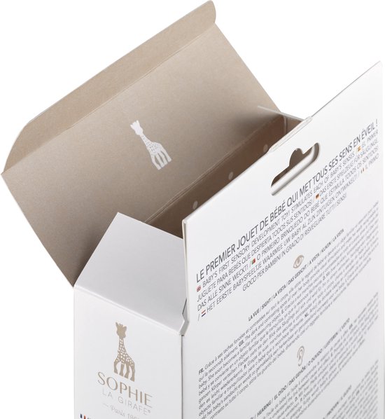 Sophie de giraf - Bijtspeelgoed - 100% natuurlijk rubber - in witte geschenkdoos