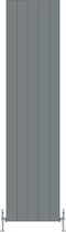 Design radiator verticaal aluminium mat grijs 180x47cm1348 watt- Eastbrook Malmesbury