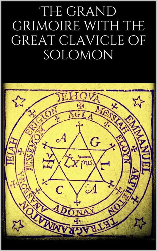 The grand grimoire with the great clavicle of solomon - cover