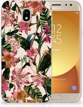 Geschikt voor Samsung Galaxy J5 2017 Uniek TPU Hoesje Flowers