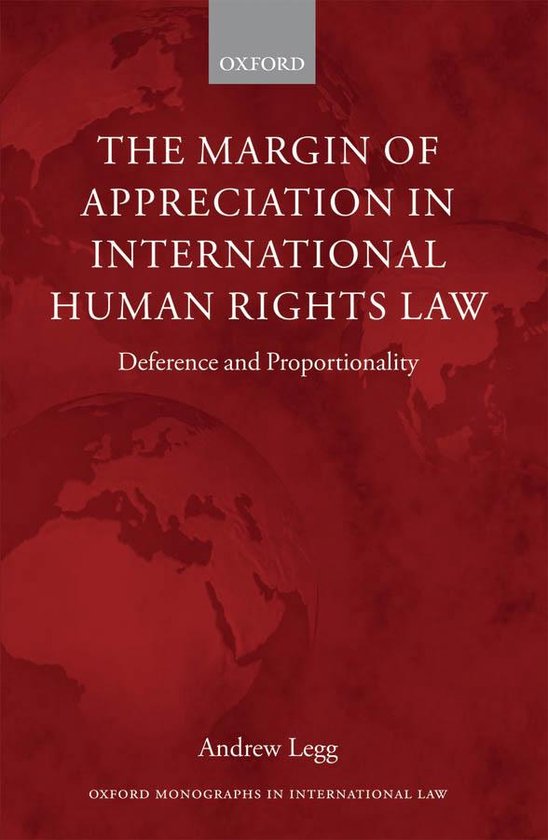 Oxford Monographs in International Law - The Margin of Appre ... - cover