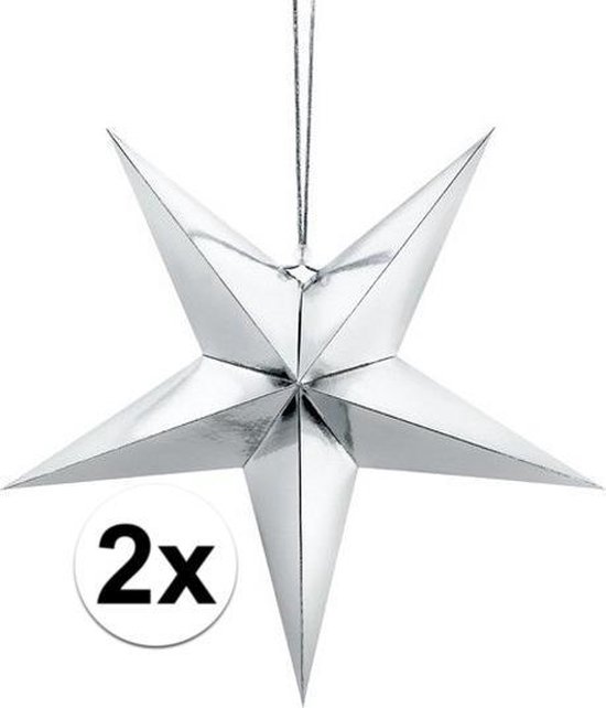 2x sterren 70 cm Kerst decoratie/versiering | bol.com
