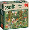 Jumbo Premium Collection Puzzel Rien Poortvliet: Kabouters aan de Bosrand - Legpuzzel - 950 stukjes