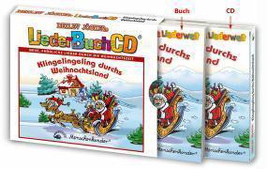 LiederBuchCD. Klingelingeling durchs Weihnachtsland - cover
