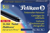20x Pelikan vulling voor Pelikano/Twist, blauw, doos met 5 stuks