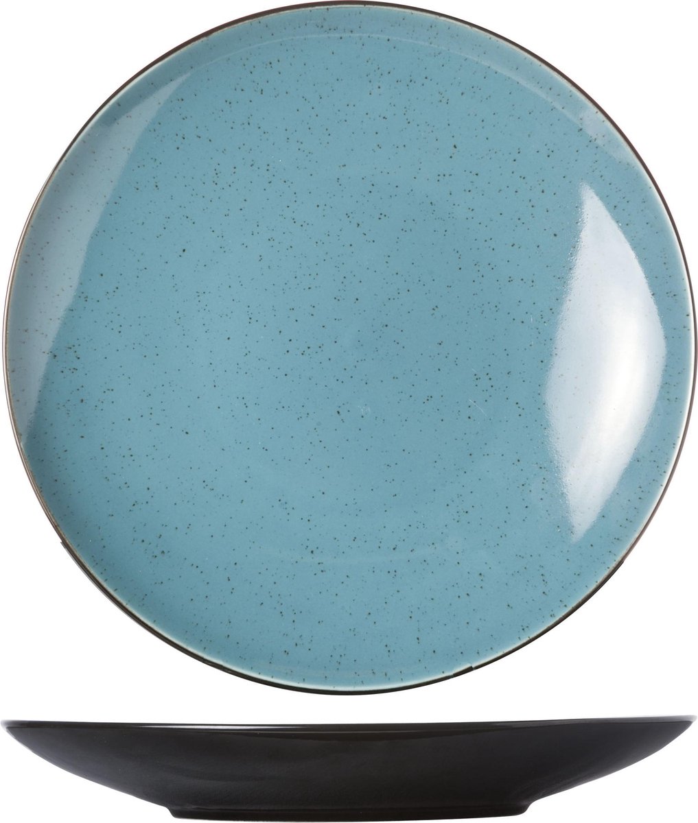 Cosy&Trendy Finesse Blue Plat Bord - Ø 28 cm - Set-4
