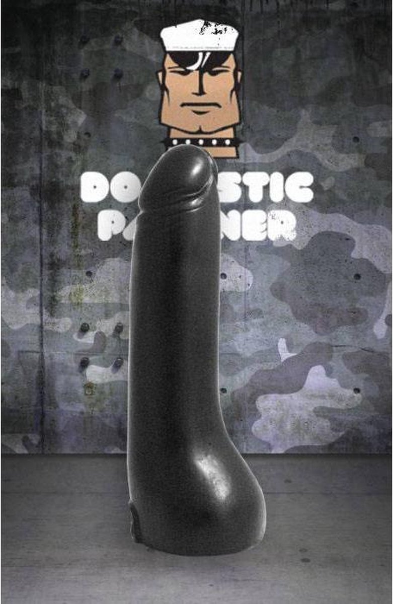 Goedkoopste Domestic Partner Buttplug/anaaldildo Little Lieutanant zwart - 19 cm