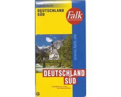 Duitsland Zuid Autokaart