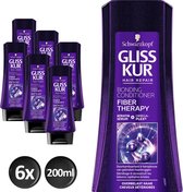 Gliss Kur Conditioner Fiber Therapy 6x