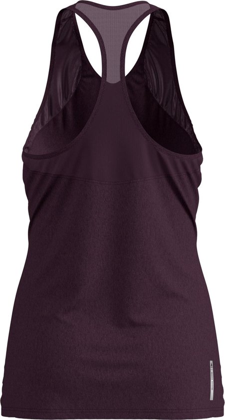 Odlo Bl Top V-Neck Singlet Lou Mesh Sporttop Dames - Plum perfect | bol.com