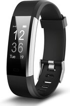 Smartwatch-Trends ID115 HR Plus - Activity tracker - Zwart