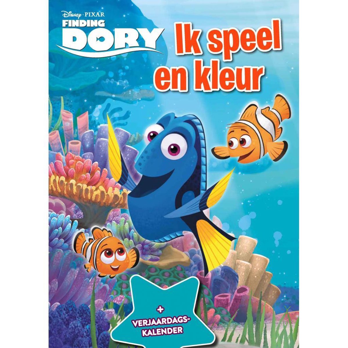 Disney Kleurboek Finding Dory Met Verjaardagskalender