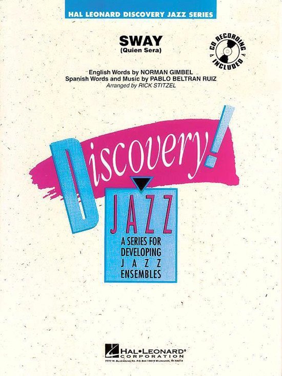 Sway (Quien Sera), Norman Gimbel,Pablo Beltran Ruiz 0884088257194 Boeken bol