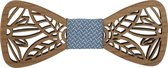 Vlinderstrikken Houten Vlinderstrik Bruin Bloem