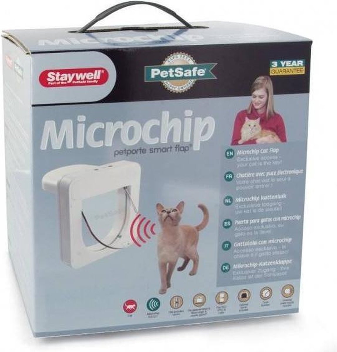 Petsafe Microchip Petporte Smart Flap Kattenluik - Wit | bol.com