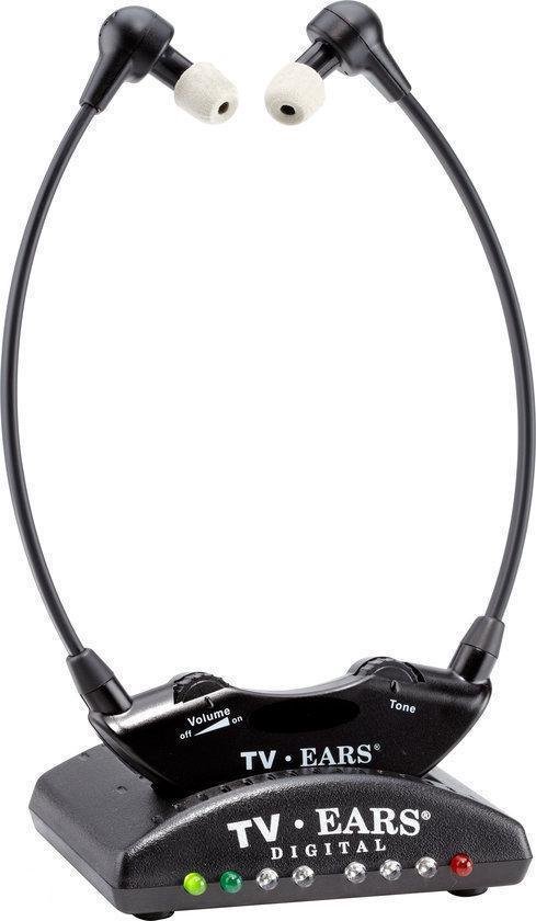 Sportman essence Smerig TV ears 5.0 Digital draadloze hoofdtelefoon voor slechthorende | bol.com