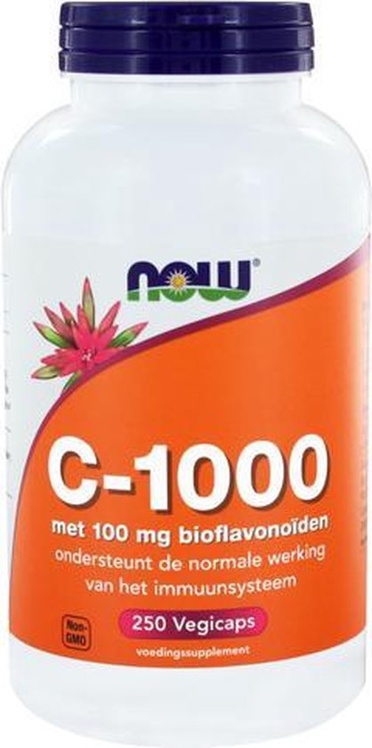 Now Foods - Vitamine C-1000 - Met 100 mg 100 Vegicaps |