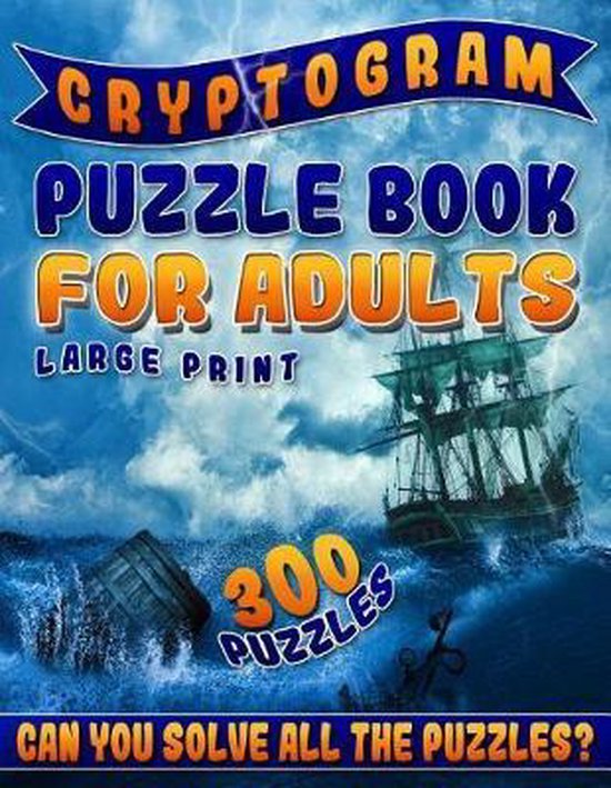 Foto: Cryptogram puzzle book for adults large print