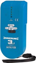 Silverline Metaal - Stud - en Stroomdetector - Compact - 1 x 9 Volt - 3 in 1