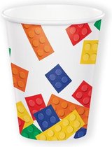 Witbaard - 8 Lego bekertjes - Beker - Wit;Multicolor - Karton - 8 stuk(s)