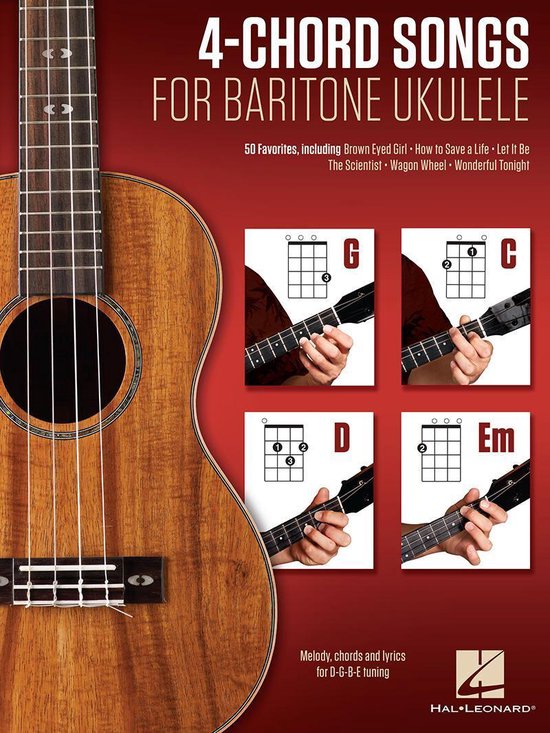 4-Chord Songs for Baritone Ukulele (G-C-D-Em) - cover
