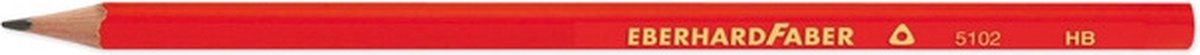 Eberhard Faber potlood - 12 stuks - HB - rood gelakt - EF-510200