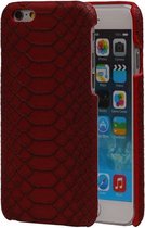 Rood Slang Hardcase Backcover Apple iPhone 6/6S Cover